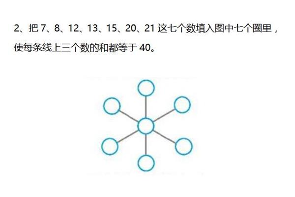小学二年级奥数题
