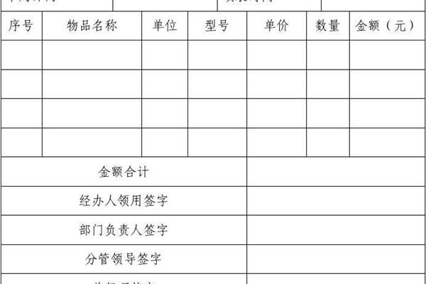 物资需求计划