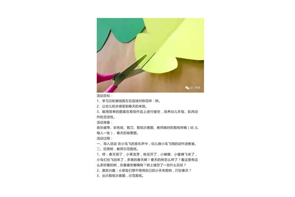 大班美工区教案