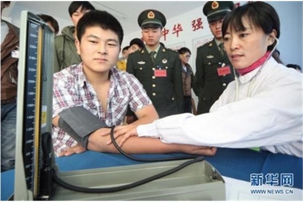 当兵体检时间
