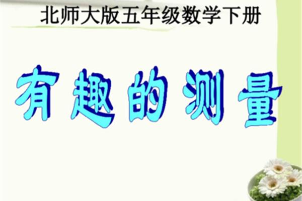 有趣的测量
