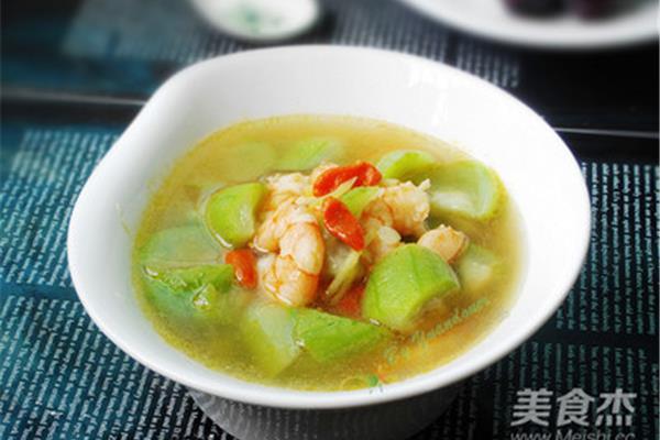 丝瓜虾仁汤的做法