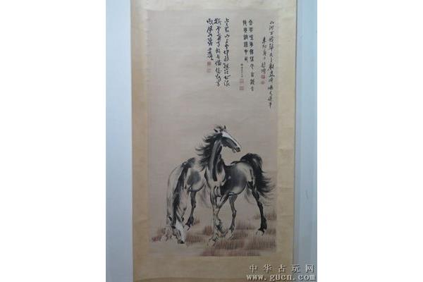 徐悲鸿的骏马图