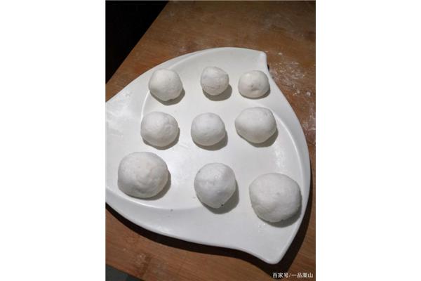 汤圆制作过程
