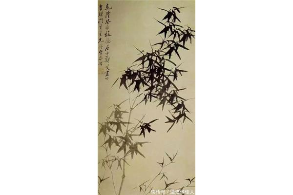 郑板桥画竹