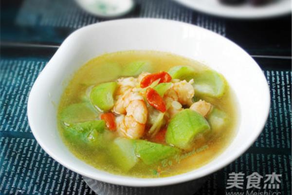 丝瓜虾仁汤的做法