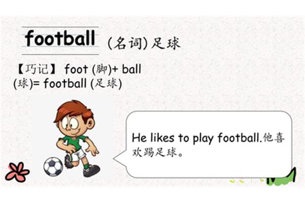 足球用英语怎么说
