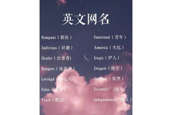 a开头的英文网名