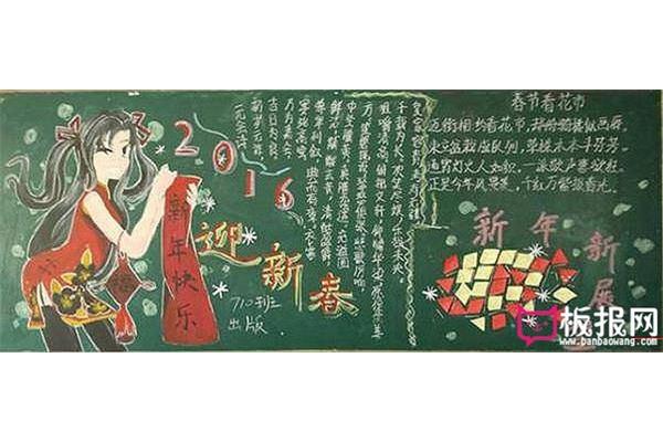 春节黑板报素材
