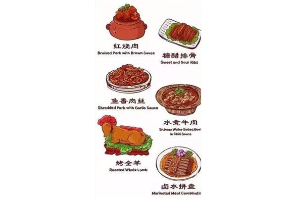 传统食物英语