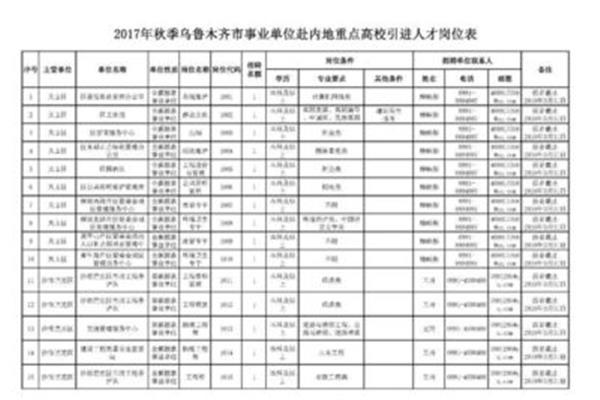 乌鲁木齐人才引进