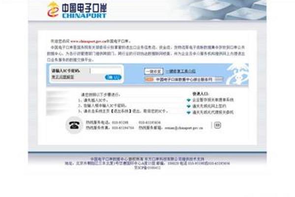 中国电子口岸
