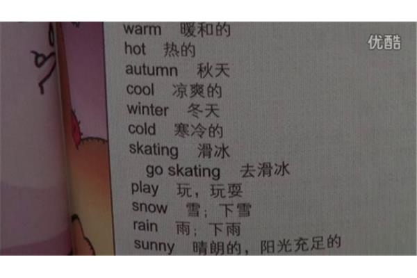 滑冰的单词