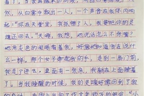 描写同学的作文