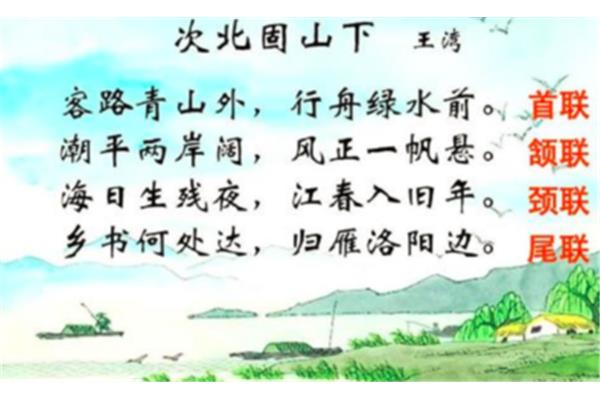 颈联是第几句