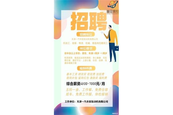 天津一汽丰田招聘
