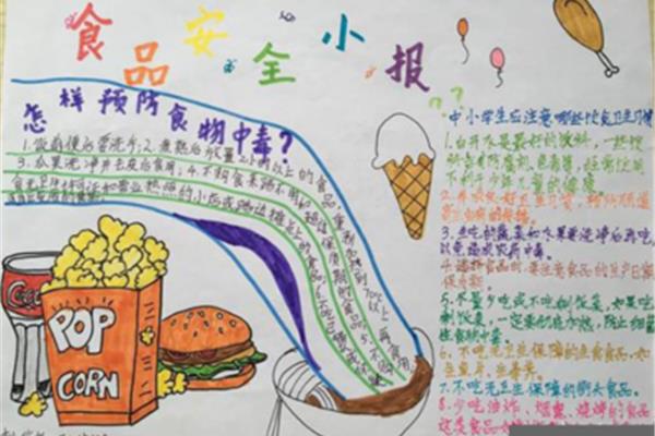 食品安全的手抄报