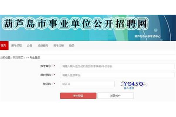 葫芦岛人事考试网
