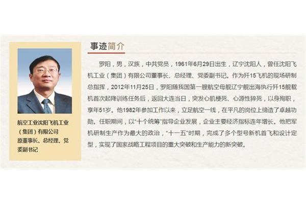 罗阳事迹简介
