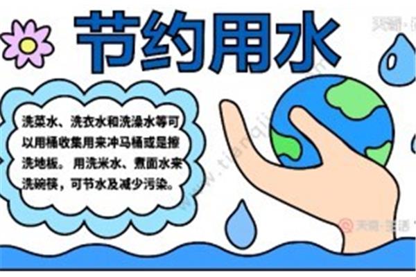 节约用水的措施