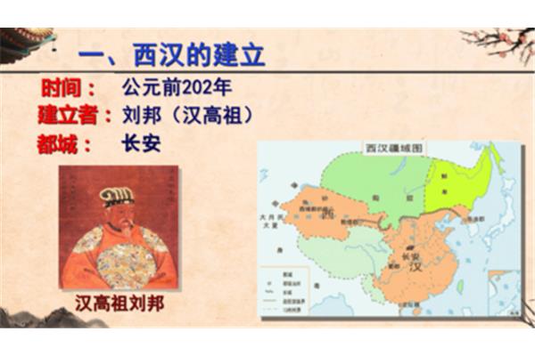 西汉的建立者