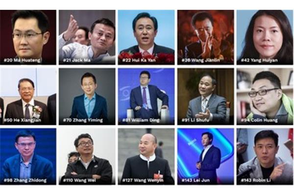 中国十大首富
