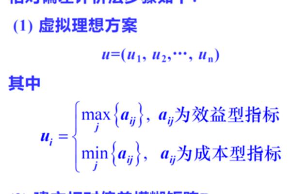 模糊综合评价模型
