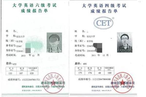 四级证书全称