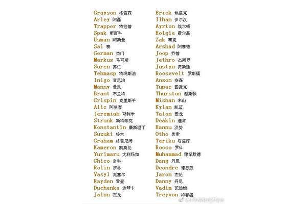 好听的英文