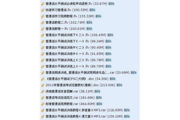 普通话分数线