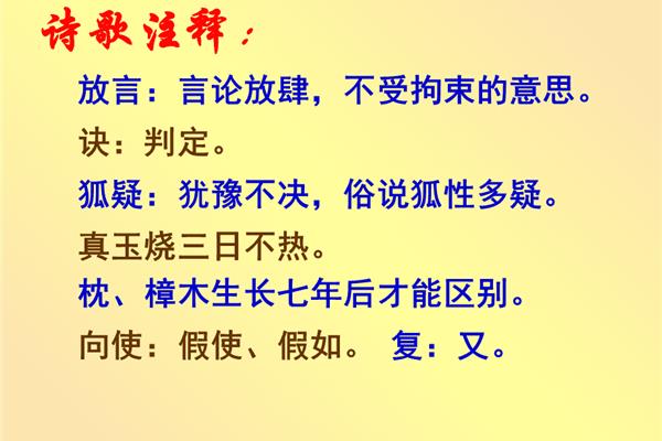 放言五首其三