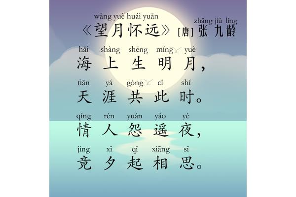 望月怀远张九龄