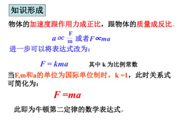 牛顿第三定律内容