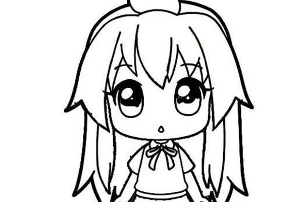 少女简笔画