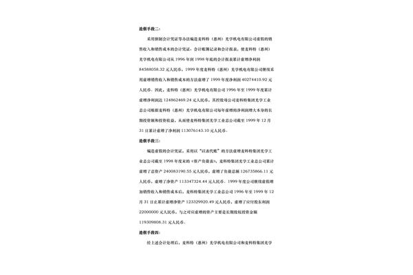 审计失败案例