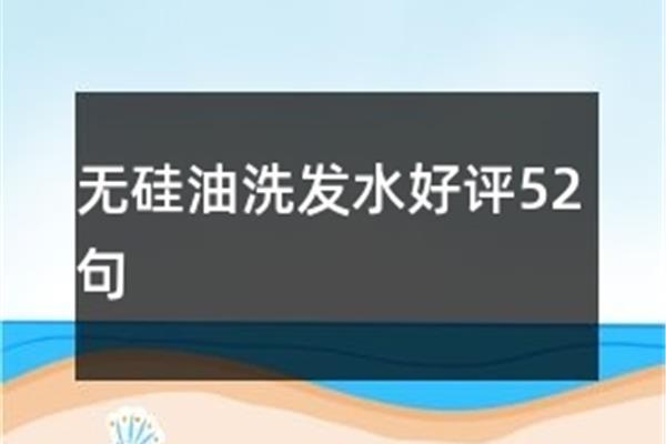 洗发水评语