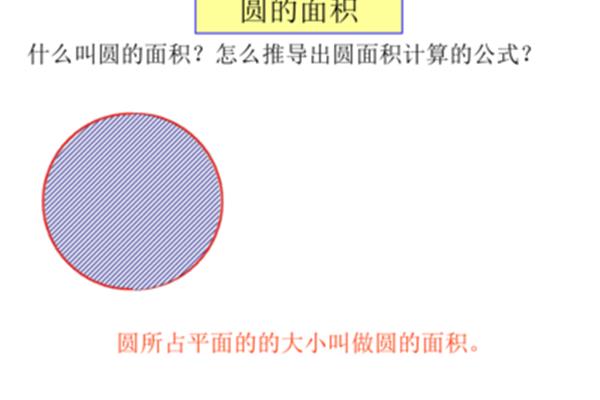 圆面积计算