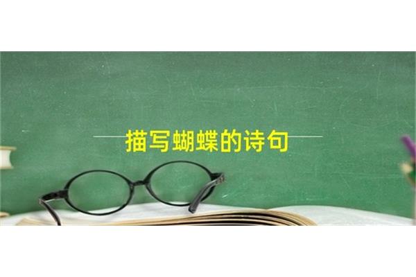 描写蝴蝶的诗句