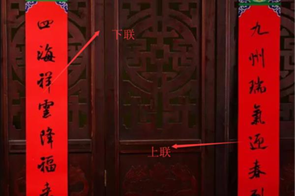 大门对联怎么贴