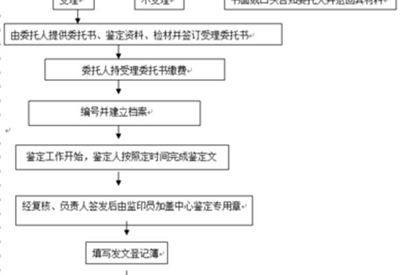 司法鉴定流程