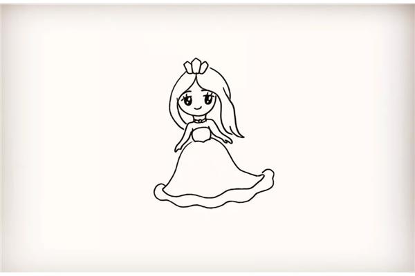 公主图片简笔画