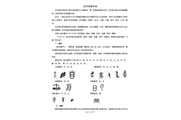 汉字造字法