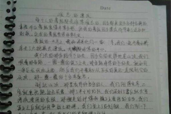 日出日记100字