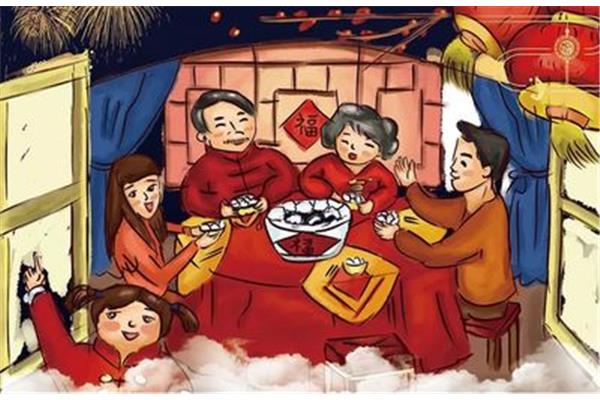 中国过年的习俗