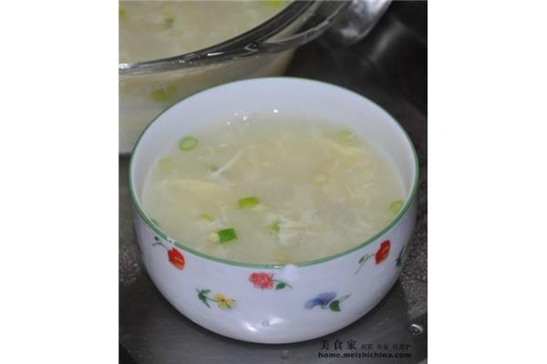 鸡蛋瘦肉粥