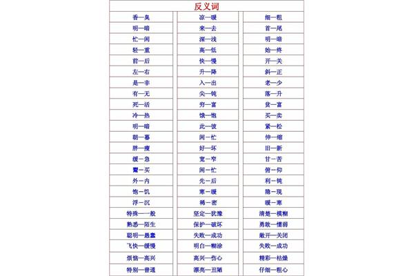 正的反义词是什么