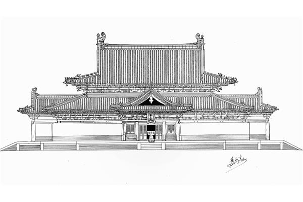 中国古建筑绘画