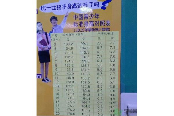 14岁的正常身高