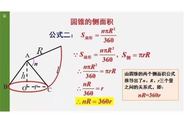 扇形的面积