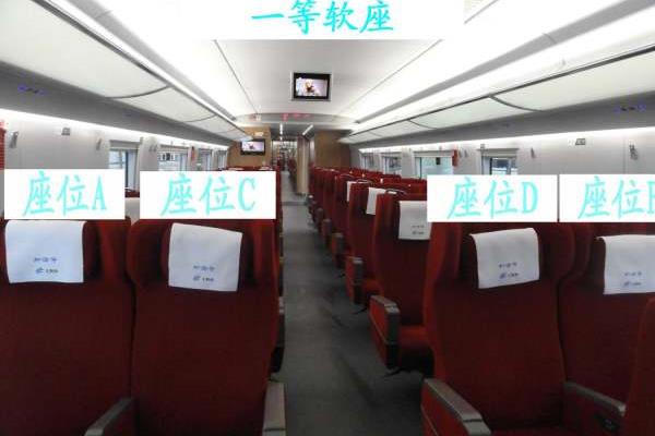 动车靠窗座位号